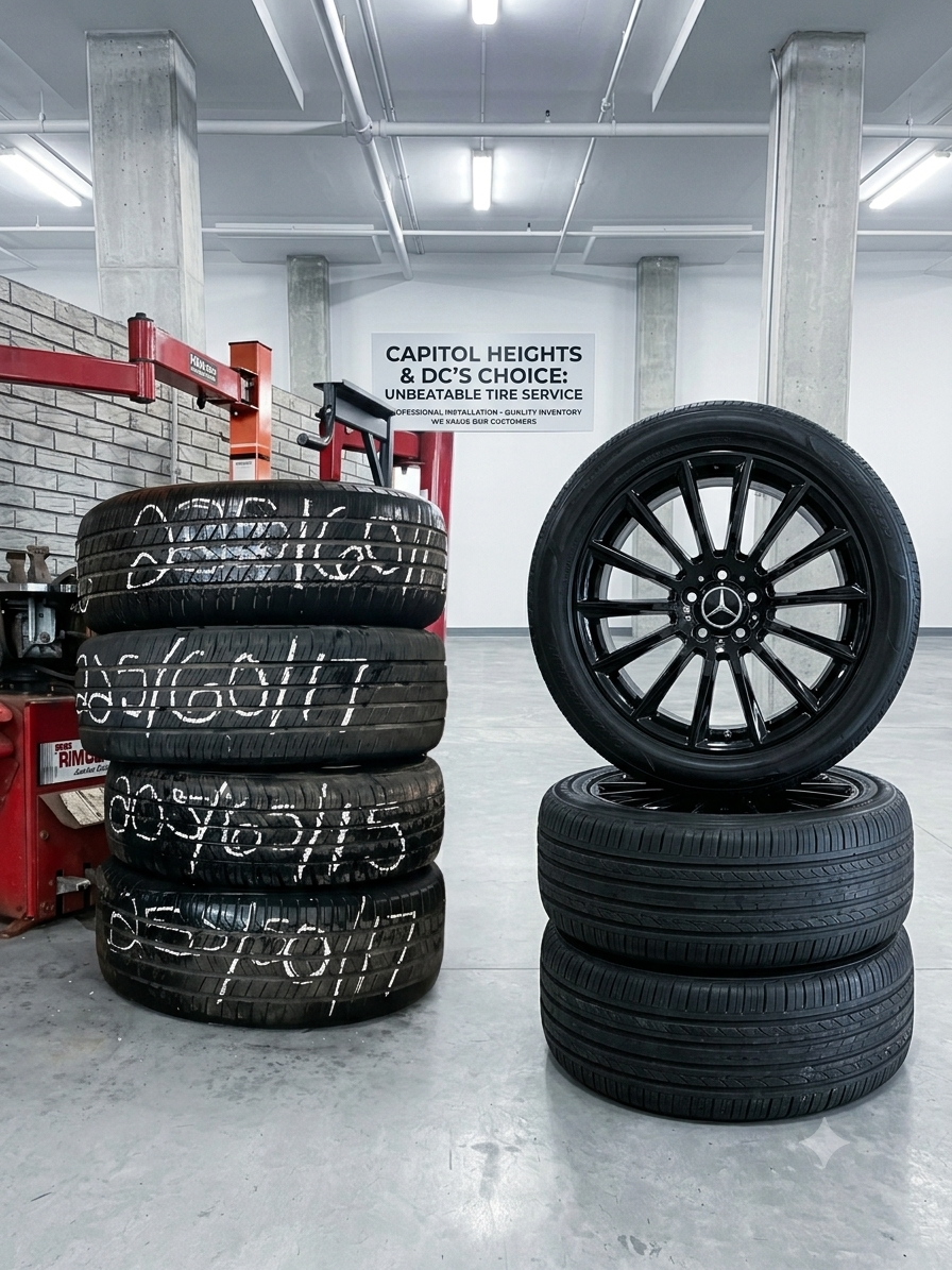 Tire service and installation at The Tire Place — Capitol Heights & DC